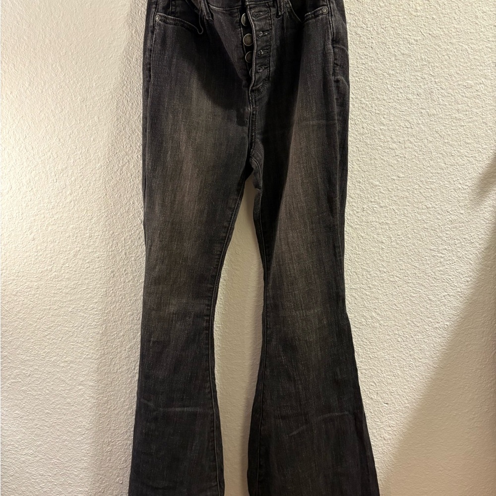 We The Free Charcoal Flare Jeans